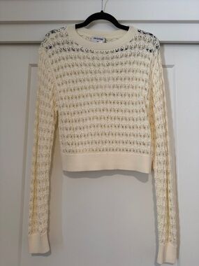 LNA La costa crochet sweater